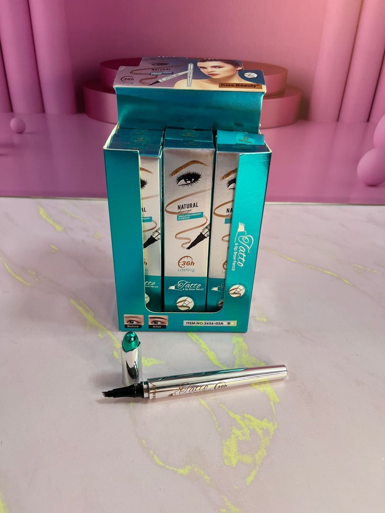 Plumon cejas pelo a pelo KISS BEAUTY