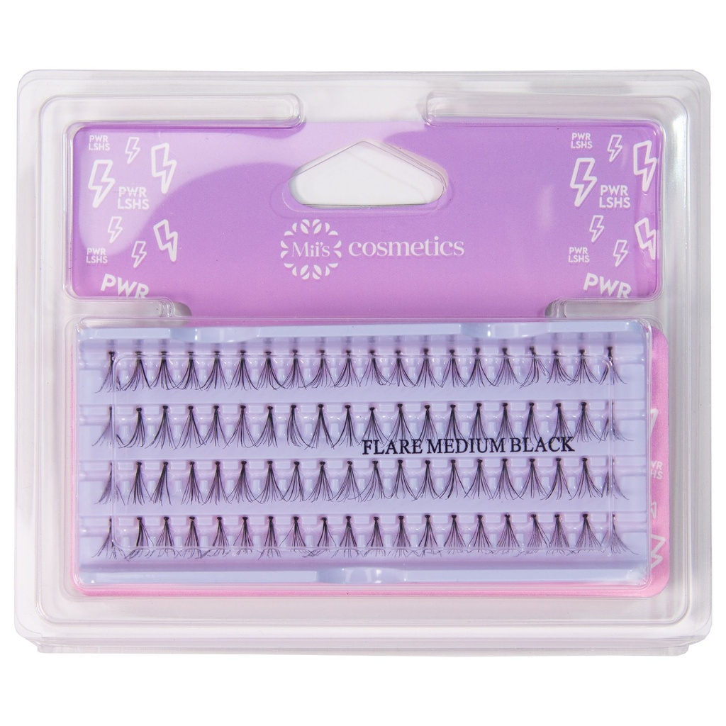 Pestañas punto a punto Lashes talla M Miis cosmetics