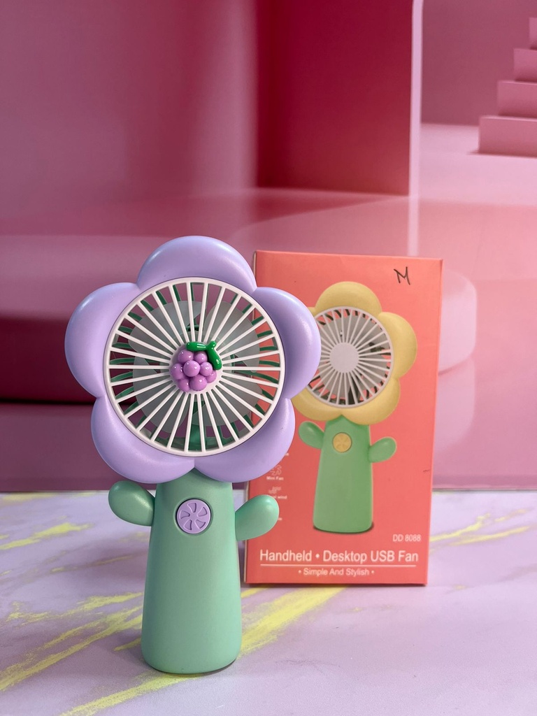 Ventilador en forma de flor