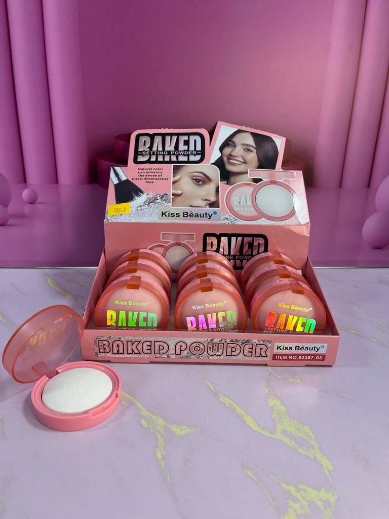 Polvo compacto BAKED KISS BEAUTY