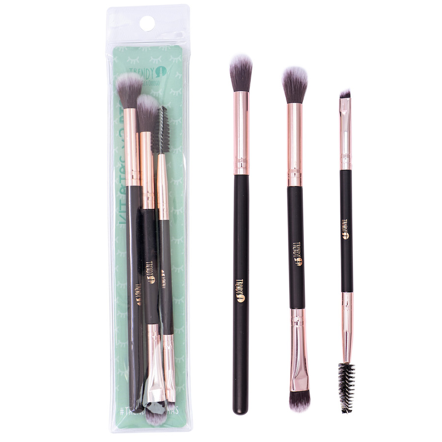 Kit brocha ojos x3 TRENDY