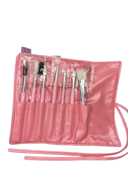Kit de brochas estuche cuero